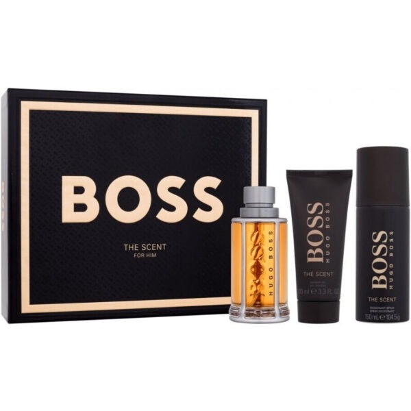 Hugo Boss The Scent 100ml EDT + 100ml SG + 150ml Deodorant