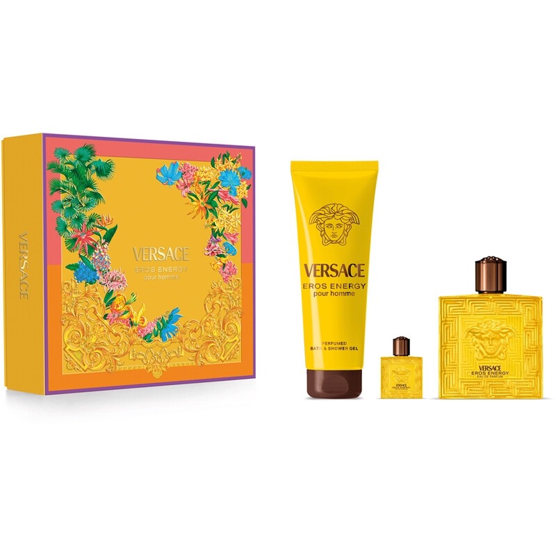 Versace Eros Energy 100ml Edp + 5ml Edp mini + 150ml Shower Gel